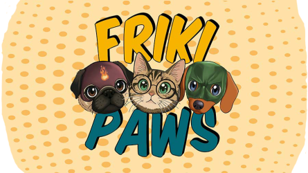 Logo de FrikiPaws